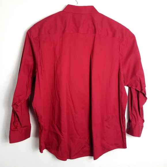 ALFANI Regular Fit Button Down Shirt Men's Casual long sleeve collared XXL - Picture 6 of 6